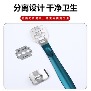 Stainless Steel Foot Scraper Callus Remover With Comfort Handle For Home Use - Product Image 2