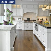 Armoire de cuisine en bois massif acajou, classiques, incurvées, en teck, cerise, rangement