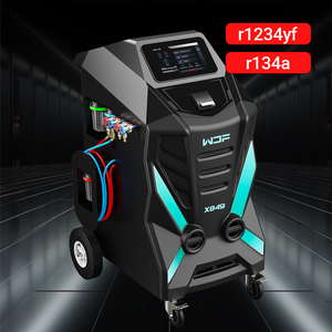 เครื่องกู้คืนน้ำยาแอร์แบบสองระบบแก๊ส รุ่น WDF X849 ปี 2026 สำหรับน้ำยา R134a และ R1234yf สถานีบริการแอร์รถยนต์แบบอัตโนมัติเต็มรูปแบบ - Product Image 5