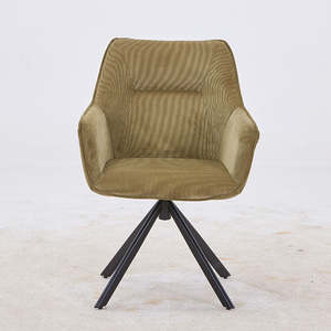 <span class=keywords><strong>Fauteuil</strong></span> en tissu blanc avec pieds pivotants en métal design italien Chaise longue d'hôtel Chaise pivotante <span class=keywords><strong>de</strong></span> salon - Product Image 6