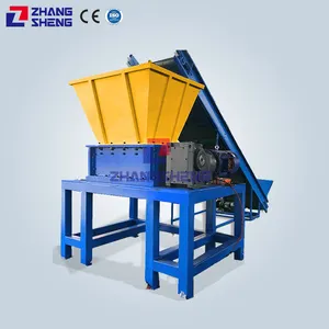 Factory directly sale machine waste plastic crusher metal double shaft shredder on sale