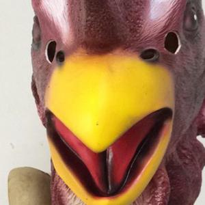 Chicken Head Mask Silicone Rubber Unisex 12+ Years Party Costume Animal Theme - Product Image 4