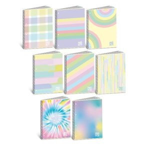 Quaderno a Spirale PASTELPLUS Monocolore, 60 Fogli A4, Quadretti Assortiti - Product Image 1