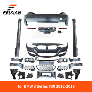 อะไหล่รถยนต์ขายดี กันชนหน้าและหลัง ชุดแต่ง M Sport สำหรับ BMW ซีรีส์ 3 รุ่น F30 ปี 2012-2019 - Product Image 1