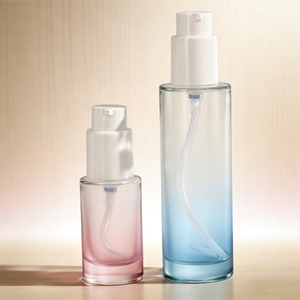 Envases de Cosméticos de Vidrio Esmerilado Degradado para Mujer, Botella de Base de Maquillaje de Lujo con Fondo Grueso, 50ml 100ml - Product Image 5