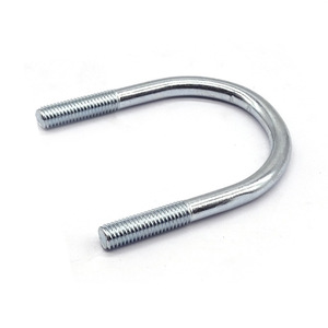 Tùy Chỉnh 304 Thép Không Gỉ U Loại Bolt Ống Kẹp Khung Đầu Phẳng Fastener Uốn Bu Lông Các Loại Hạt Vít Chủ Đề Cả Hai Đầu - Product Image 4