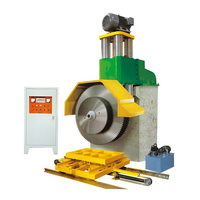 Machine à scier les blocs de granit multi-disques avec moteur de 55 kW, commande PLC, haute productivité