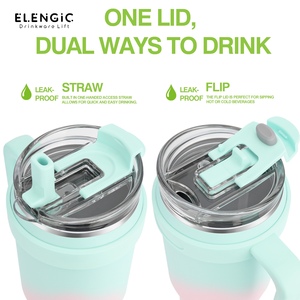 <span class=keywords><strong>2026</strong></span> 年全新产品 40 盎司水杯 冒险系列 定制徽标不锈钢真空保温杯 带手柄和吸管 适合返校季 - Product Image 3