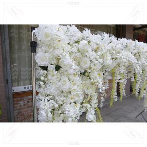 Decoración Artificial de Boda de Buena Calidad, Diseño de Rosas de Seda Artificiales, Flores Colgantes de Techo, Fondo de Pared para Bodas y Fiestas - Product Image 4