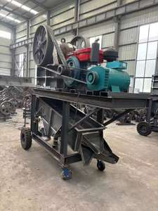 Equipo de Minería de Oro a Pequeña Escala, Planta de Minería de Oro en Roca con Trituradora de Mandíbulas con Motor AC, Alta Productividad, Rodamientos y Caja de Cambios - Product Image 5