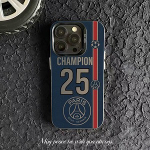 Ốp điện thoại iPhone 11 12 13 14 15 16 Pro Max mới về, kiểu dáng thời trang, chủ đề đội bóng Paris Saint Germain vô địch. - Product Image 2