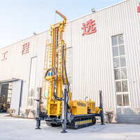 Fabricant chinois de plateformes de forage de puits d'eau diesel, prix compétitifs, machine de forage de puits DTH de 750 m de profondeur, vente en gros directe d'usine
