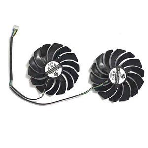 Ventilador de GPU de 95MM PLD10010S12HH 4PIN <span class=keywords><strong>RX570</strong></span> 580 para tarjetas gráficas MSI RX470 480 570 580 GTX1080Ti 1080 <span class=keywords><strong>1070</strong></span> 1060 - Product Image 6