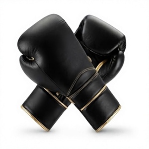 Guantes de Boxeo Personalizados de 16 oz, Guantes de Entrenamiento de Cuero de Grano Completo para Boxeo y Kickboxing - Product Image 3