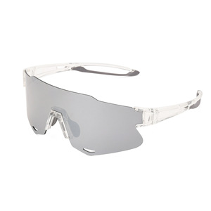 Polarized Cycling Sunglasses Frameless Mirror Lens PC Material 100% UV Protection Multi Functional Sports <b>Eyewear</b> - Product Image 3