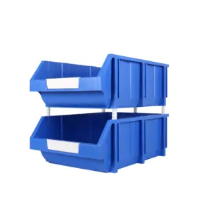 Endüstriyel plastik çalışma kutusu istiflenebilir raf kutuları plastik küvetler 600x400x350 plastik toplama bidonları depo küçük parçaları
