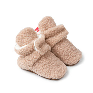 Personalización recién nacido caminar cunas calcetines cálido invierno antideslizante Infantil Niño niñ<span class=keywords><strong>a</strong></span> suela suave cálido polar bebé botines - Product Image 3