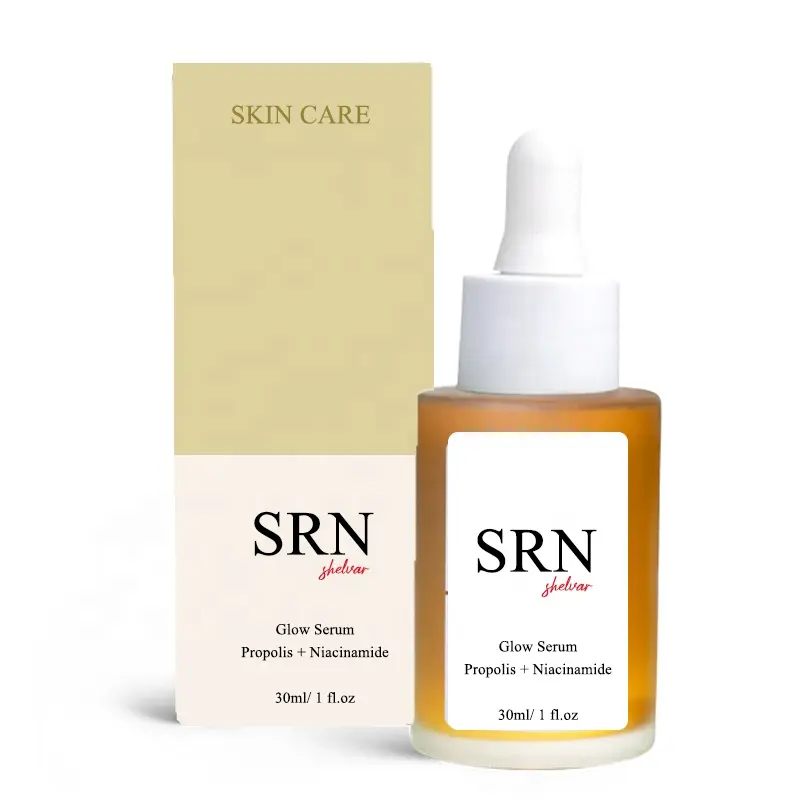 Private Label Oem Veganistische Natuurlijke 60% Propolis En 2% Niacinamide Bha Hydraterende Gezicht Rustgevende Gezicht Glow Serum