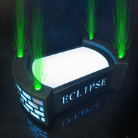 Présentoir à Bouteilles Pliable VIP avec Lumière Laser et Seau à Glace pour Service en Boîte de Nuit