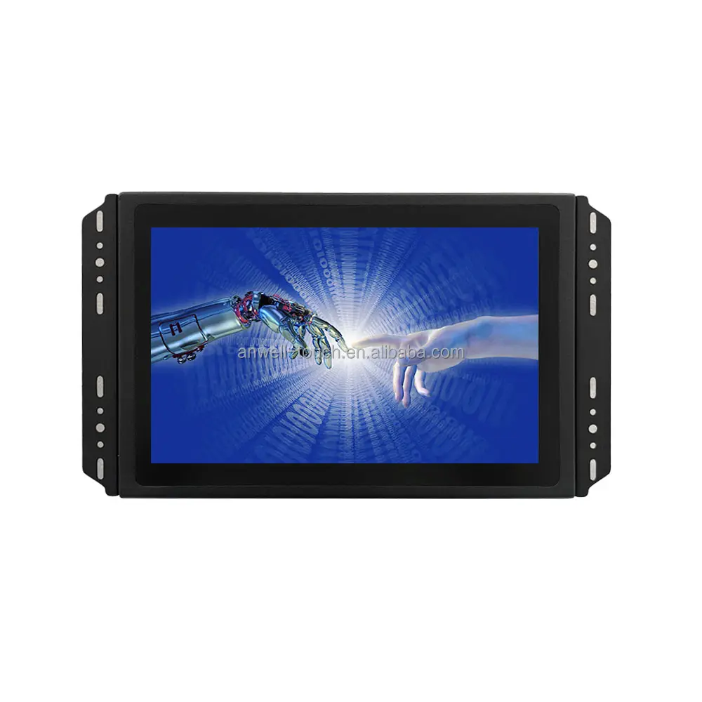 Painel industrial vendendo com DVI/USB opção monitor capacitivo do tela táctil do LCD 10,1 polegadas