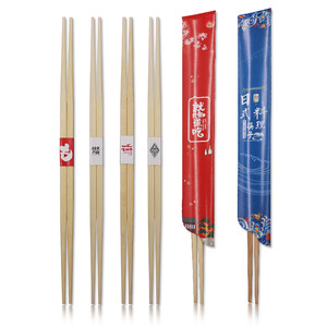 Disposable chopsticks with pointed ends, bamboo chopsticks, Japanese tableware, sushi chopsticks, eco-friendly bamboo - Product Image 4