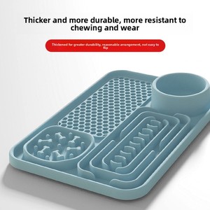 For Bestseller New Silicone Gel Pet Food Plate Slow <b>Feeder</b> Platter Extra Large Thickened Bite-Resistant Wear-Resistant <b>Cat</b> - Product Image 4