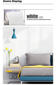 Panel <span class=keywords><strong>de</strong></span> papel tapiz 3D moderno, pegatinas, bobina <span class=keywords><strong>de</strong></span> <span class=keywords><strong>ladrillo</strong></span> <span class=keywords><strong>de</strong></span> espuma adhesiva barata <span class=keywords><strong>para</strong></span> dormitorio, decoración del hogar, aplicación <span class=keywords><strong>de</strong></span> palo <span class=keywords><strong>de</strong></span> cáscara impermeable - Product Image 3