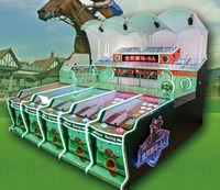 Machine d'arcade nationale de course de chevaux à monnayeur, jeu de stand de fête foraine à billes, console de jeu