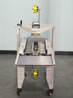 Machine de scellage de cartons semi-automatique, machine de scellage à ruban adhésif, facile à utiliser, machine d'emballage adaptée aux usines industrielles