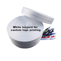 Ruban en polyester tissé uni blanc de 1 cm à 5 cm de large, imprimé par sublimation - Vente en gros auprès d'un fabricant chinois