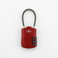Cadenas universel certifié TSA527, serrure à combinaison mécanique à 3 chiffres pour valise, sac à dos et système de sécurité de salle de sport