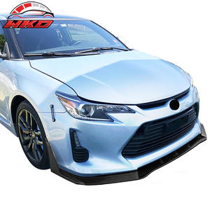 Compatible con Scion tC 14-16, alerones delanteros estilo IKON V3, divisores de parachoques, PU, 2 piezas, accesorio exterior de alta calidad - Product Image 2