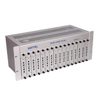 CATV אנלוגי Headend מערכת hd-mi כדי rf מודולטור 16 דרך זריז סמוך כבל טלוויזיה rf מודולטור