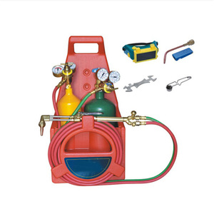 ชุดเชื่อมตัดแบบพกพา ทำจากทองแดงและทองเหลือง พร้อมถังออกซิเจนและอะเซทิลีน สำหรับงานอุตสาหกรรม ความสามารถในการเชื่อมที่แข็งแกร่ง - Product Image 3