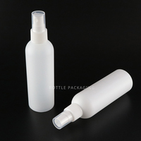 Flacon pulvérisateur cosmétique blanc mat en gros emballage HDPE 100ml 3.4 oz flacon pulvérisateur d'atomiseur à brume fine en plastique