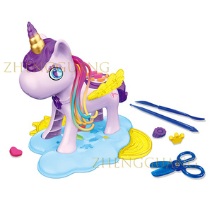 Zhengguang arc-en-ciel cheval <span class=keywords><strong>pâte</strong></span> <span class=keywords><strong>à</strong></span> <span class=keywords><strong>modeler</strong></span> Slime <span class=keywords><strong>pâte</strong></span> <span class=keywords><strong>à</strong></span> <span class=keywords><strong>modeler</strong></span> jouet argile enfants jouet ensemble jouer <span class=keywords><strong>maison</strong></span> kit de bricolage - Product Image 3