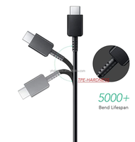 Chargeur USB pour Samsung Galaxy S7 S8 chargeur rapide adaptatif chargeur mural de voyage USB tipo c avec kit de câble