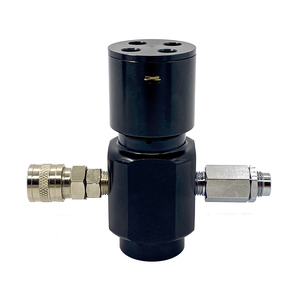 Regulador de cilindro de Gas de aluminio de alta presión Presión de salida personalizable (0-300psi) 2000psi Max para juegos CS DE BUCEO DE Paintball - Product Image 2