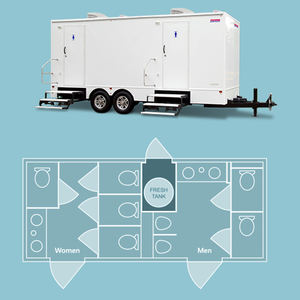 Portable préfabriqué <span class=keywords><strong>louer</strong></span> toilettes extérieures remorque toilettes mobiles toilettes portables douche toilettes remorque à vendre - Product Image 3