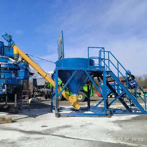 Prezzo di fabbrica tramoggia di cemento 3 m3 tipo big bag silo di cemento trasportatore a coclea trasportatore a tramoggia di cemento