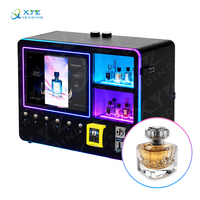 Máquina Expendedora de Colonia Única con 6 Dispensadores, Pantalla Táctil, Automática, Inteligente, de Pared, que Funciona con Monedas, Tarjetas de Crédito y Código QR