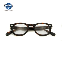 Lunettes Teenyoun Johnny Depp, style tendance, monture ronde rétro en acétate, lunettes pour hommes, fabrication artisanale, lunettes de vue