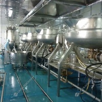 Ligne de production automatique de jus de fruits Sanfu avec pasteurisateur pour la sauce tomate, capacité de 15 tonnes/heure