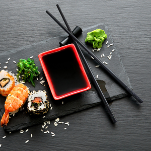 Custom Fiberglass Sushi <strong>Chopsticks</strong> with Logo,Japanese Sakura Black Chop Sticks,<strong>Reusable</strong> Chinese Plastic <strong>Chopstick</strong> for Restaurant - Product Image 4