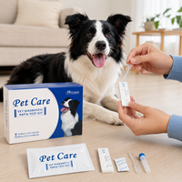 Kit de test rapide de typage sanguin canin pour animaux de compagnie, prix de gros, modèle ALICE01, durée de conservation de 3 ans, certifié CE Classe II