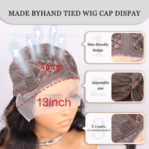 Perruque à lacet frontal de qualité supérieure en gros 13*4*<span class=keywords><strong>1</strong></span>, perruque courte bob rouge ombrée droite, longueur épaule, pour femmes - Product Image 5