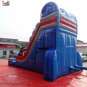 Tobogán Inflable de PVC y Vinilo para Adultos, Uso en Seco y Mojado, con Piscina <span class=keywords><strong>Desmontable</strong></span>, para Diversión de Verano, Precio Económico, Gran Venta - Product Image 5
