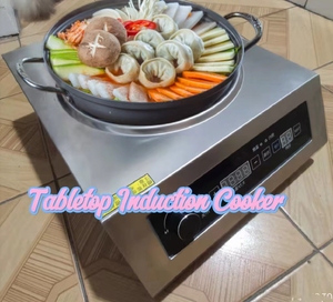 SEMIKRON SMK-in-100 <span class=keywords><strong>Wok</strong></span> de cuisson professionnel en acier inoxydable concave pour plaque à induction, 220V, Plug-and-Play, usage commercial, 3500W, facile à utiliser - Product Image 4