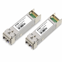 Harga Pabrik ZTRS Grosir Modul Transceiver Fiber 10G SFP+ ER 1550nm SMF 40km LC DDM Komponen Hot Swappable