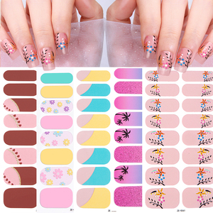 OEM ODM personnalisé meilleur prix simple frais lumineux design complet autocollants de film d'art pour ongles pour les femmes <span class=keywords><strong>manucure</strong></span> - Product Image 6
